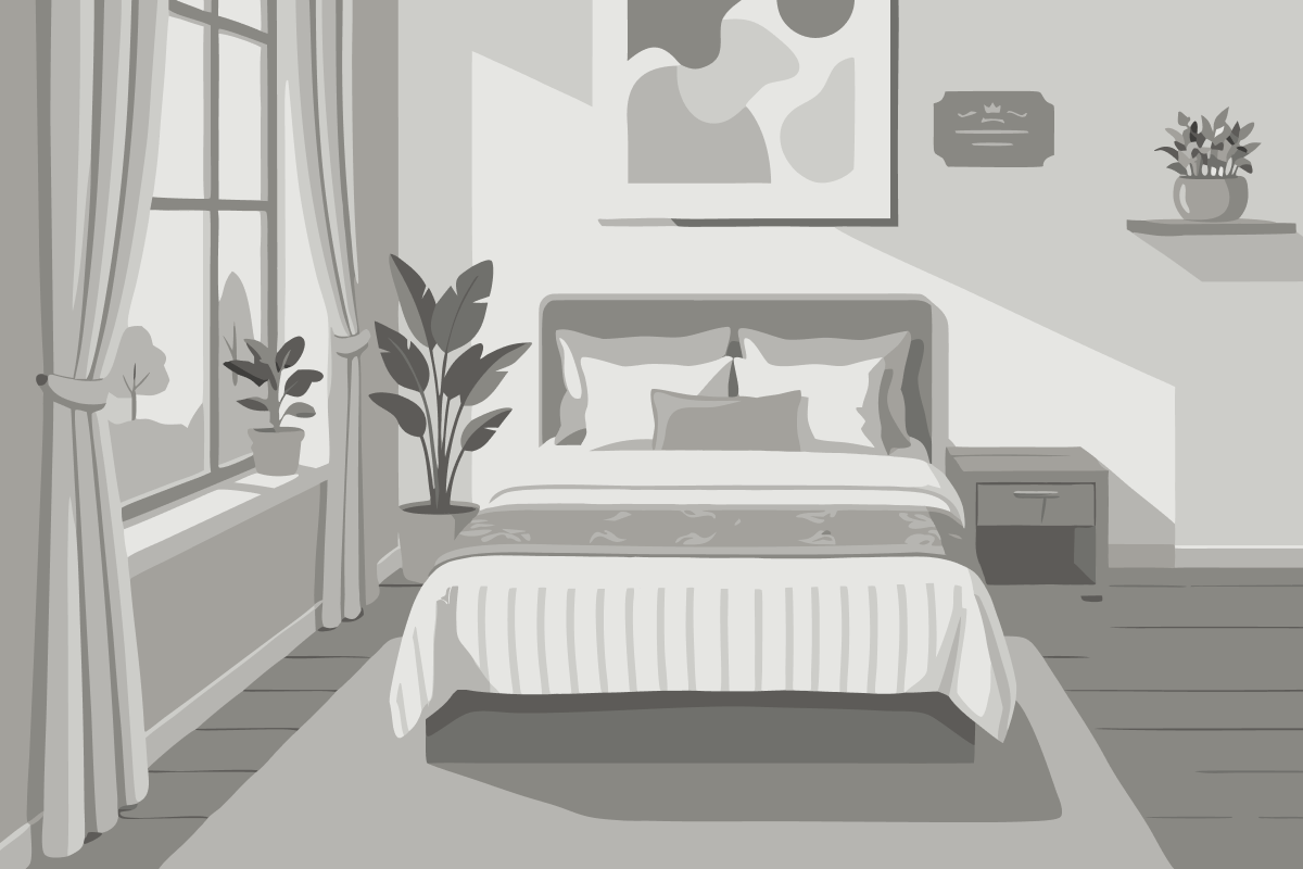 Standard Twin Room with Mountain View